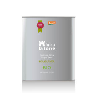 Aceite de oliva virgen extra ecológico Hojiblanca en lata Finca La Torre BIO